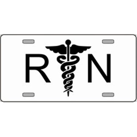 POWERHOUSE RN Registered Nurse Logo Emblem License Plates PO125654